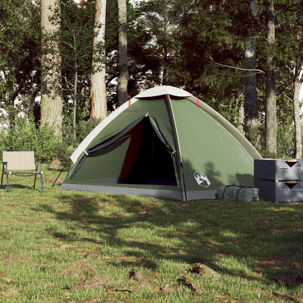 Vidaxl Carpa Domo para 4 Personas - Impermeable Verde 4/7