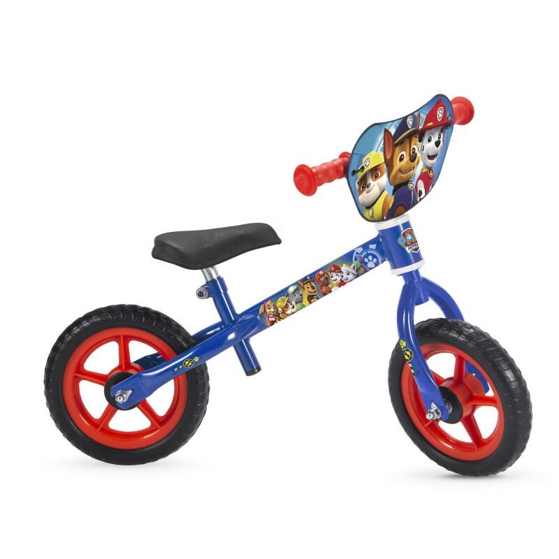 Bicicleta rider 10" patrulha canina azul vermelha infantil