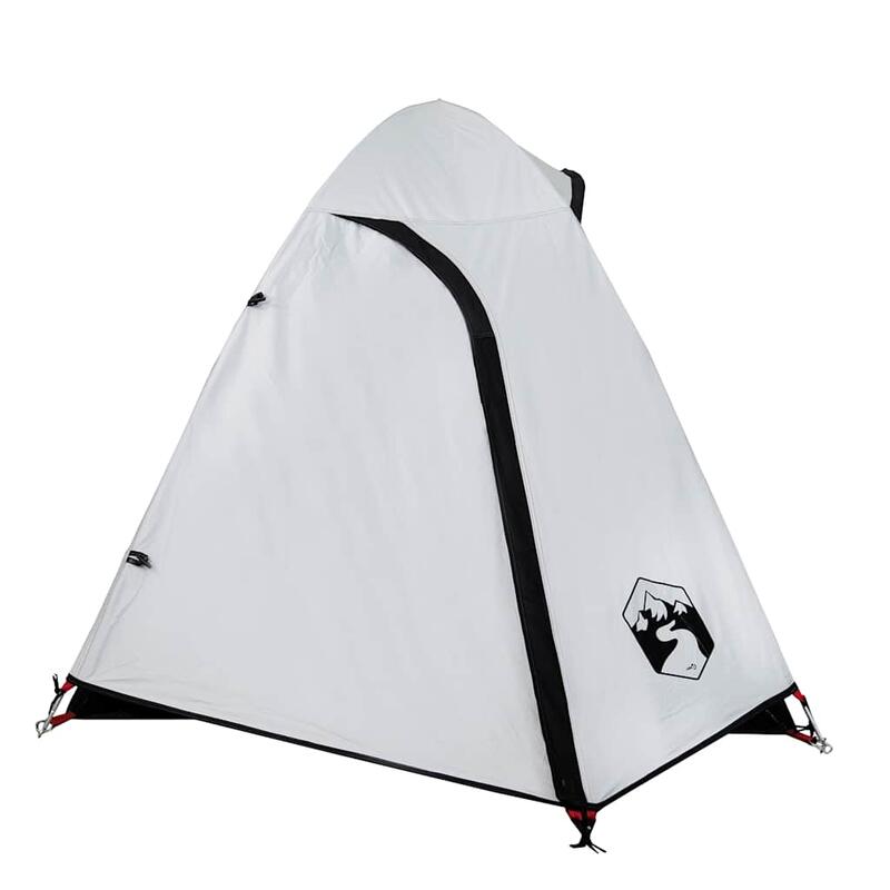 VidaXL Tente Dôme 2 Personnes - Tissu Imperméable et Occultant Blanc