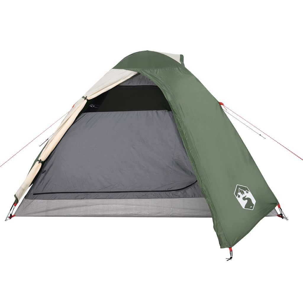 Tente de camping VidaXL à dôme verte 3 personnes 5/7