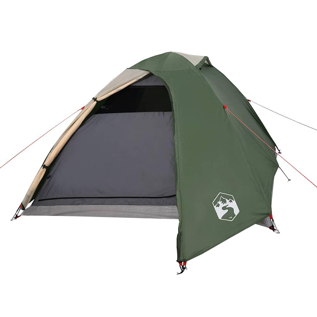 Tente de camping VidaXL à dôme verte 3 personnes 4/7