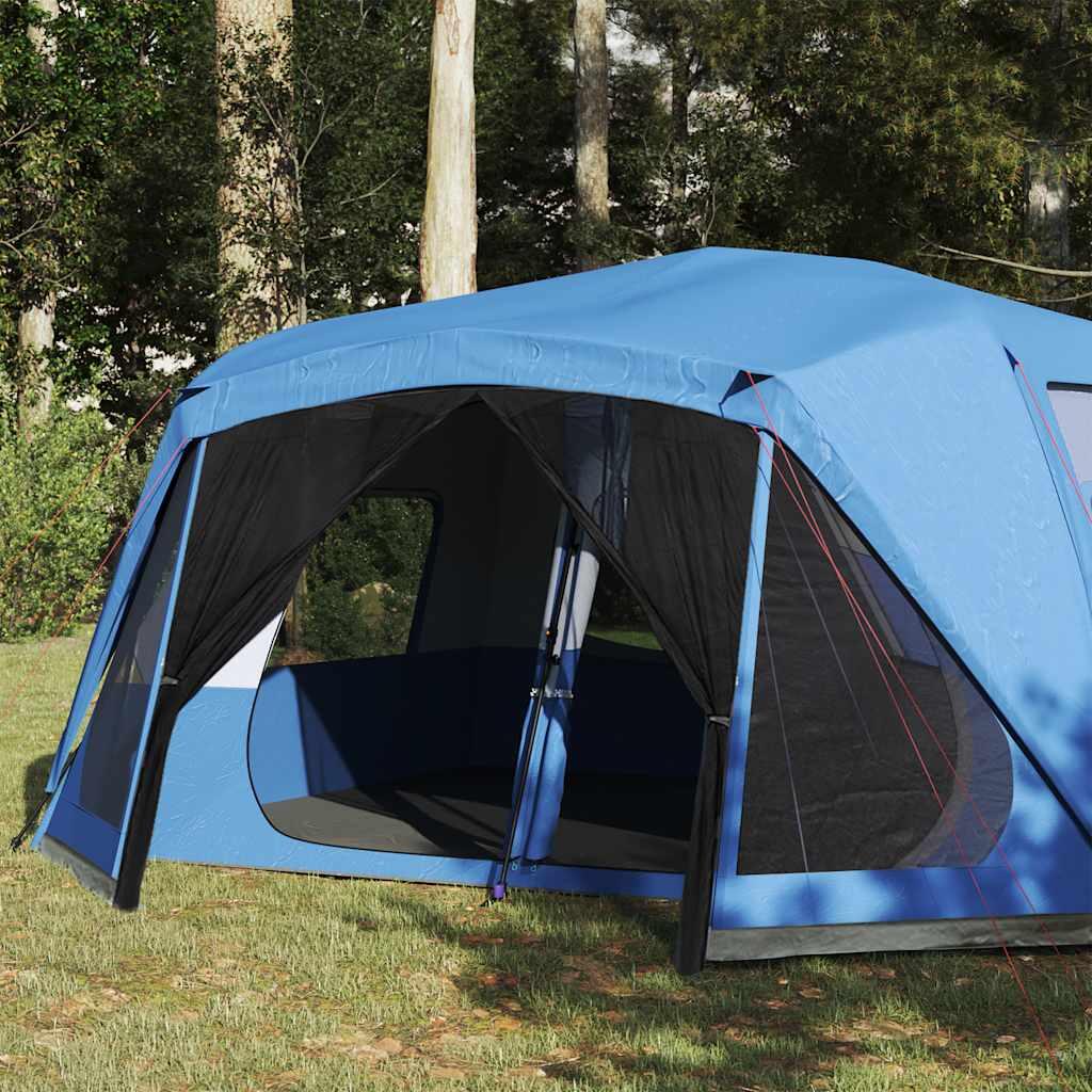 Vidaxl Tente Familiale 10 Personnes - Étanche et Montage Rapide Bleu 4/7