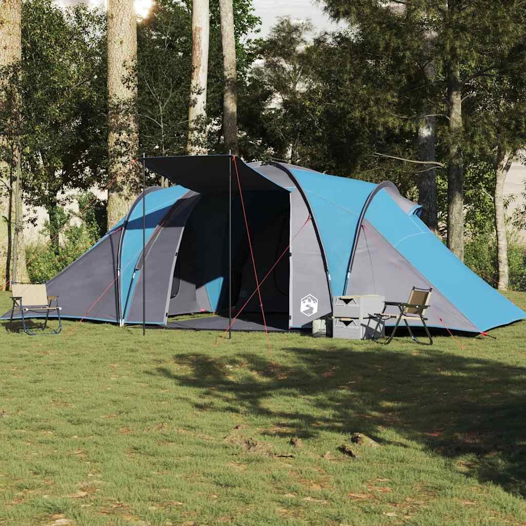 Tenda a cupola VidaXL 6 persone impermeabile blu 4/7