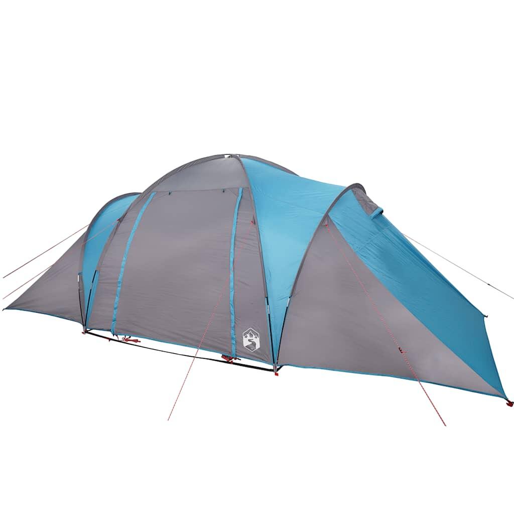 Tenda a cupola VidaXL 6 persone impermeabile blu 5/7