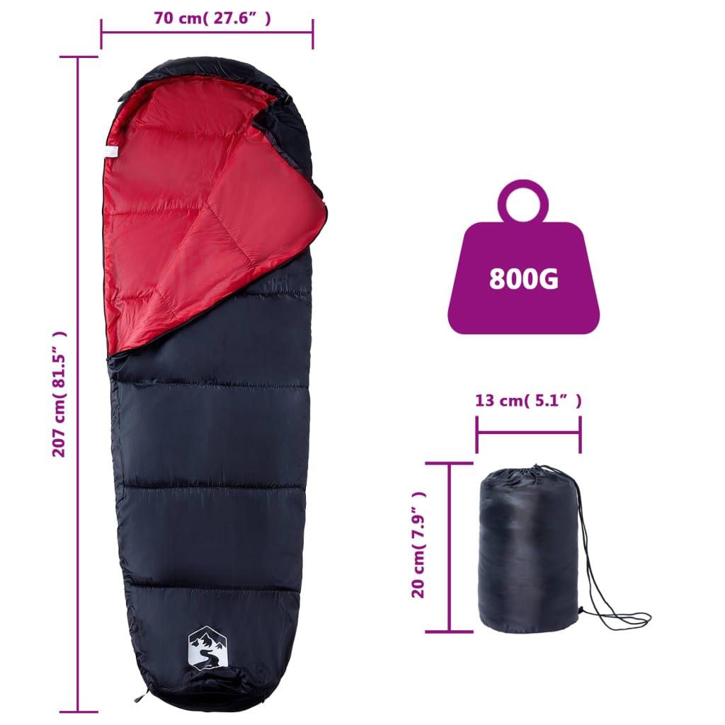 Saco de dormir tipo momia de camping para adultos 3 estaciones 5/6