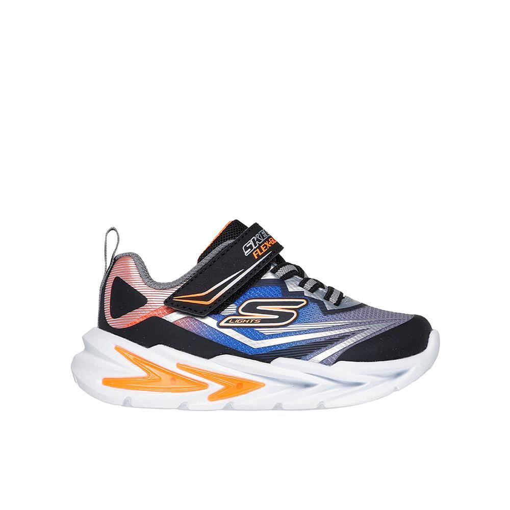 SKECHERS S Lights Flex-glow Ultra Boys Sports Low Top Lace Up Trainers