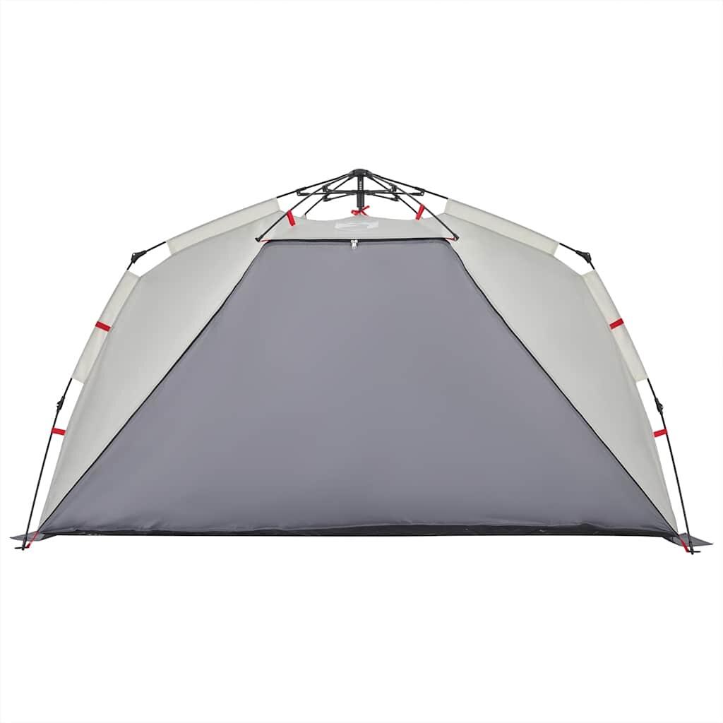Tienda de playa VidaXL impermeable para 3 personas con liberación rápida 6/7