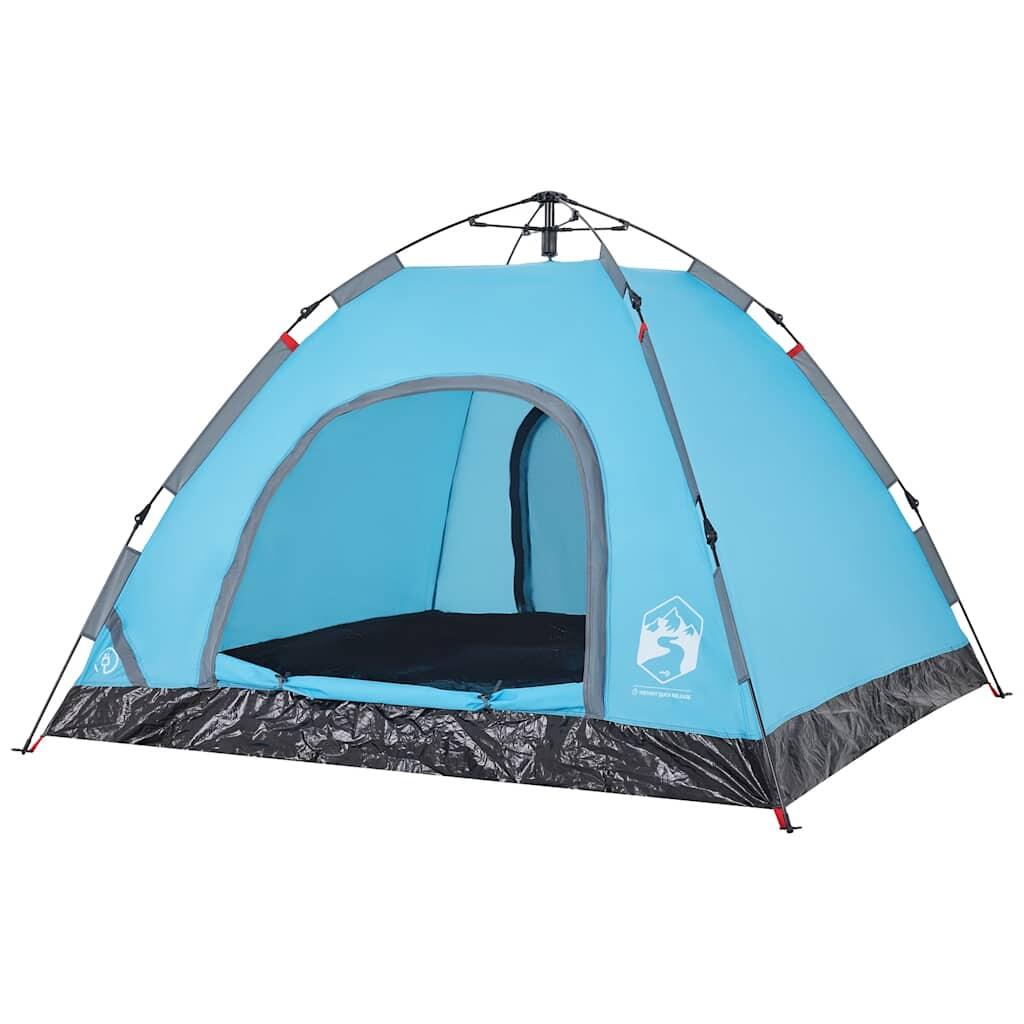 Tente VidaXL 3 personnes montage rapide bleu 4/7