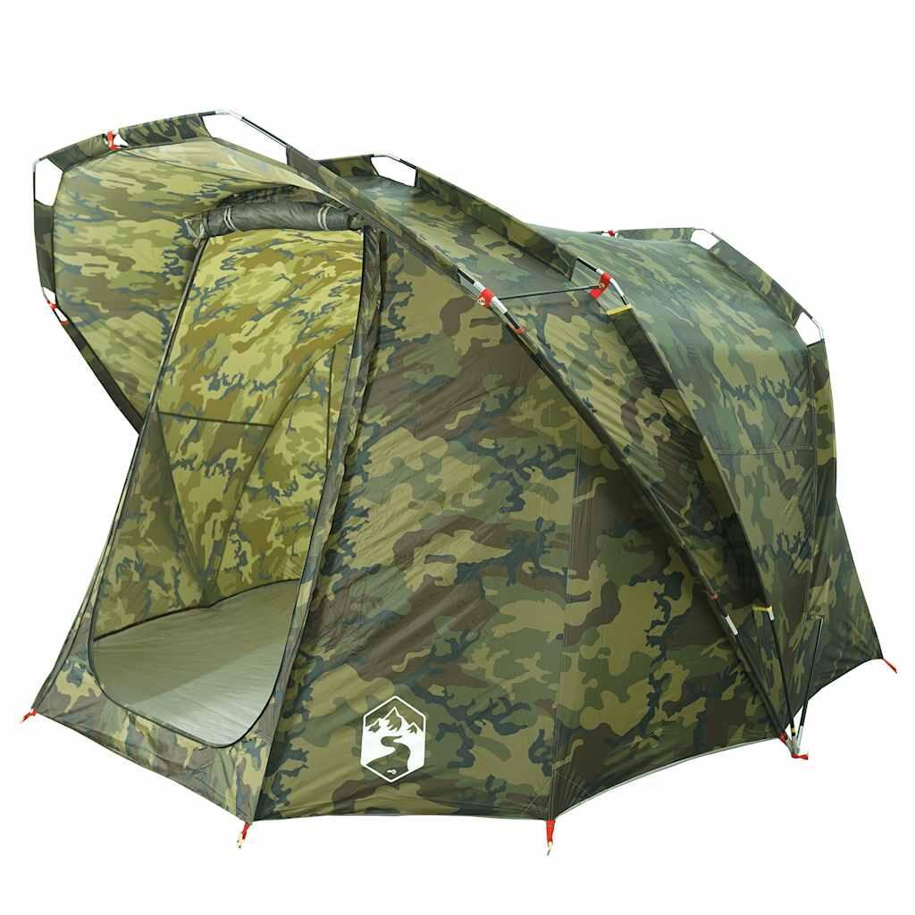 Tente Camouflage Imperméable 4 Personnes VidaXL 4/7