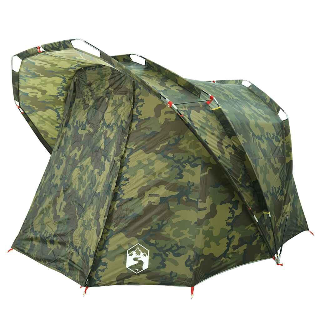 Tente Camouflage Imperméable 4 Personnes VidaXL 5/7