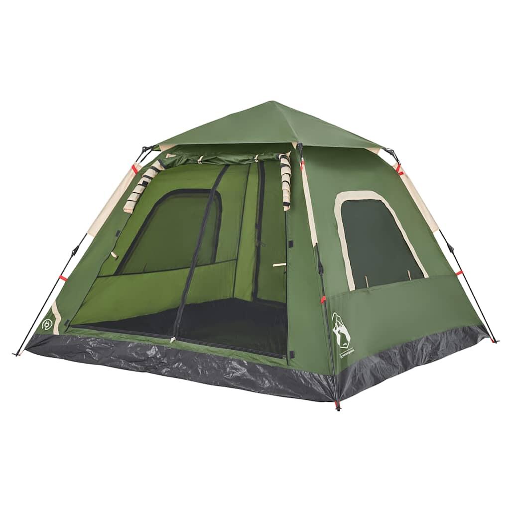 Vidaxl Carpa Domo para 5 Personas con Liberación Rápida en Verde 5/7