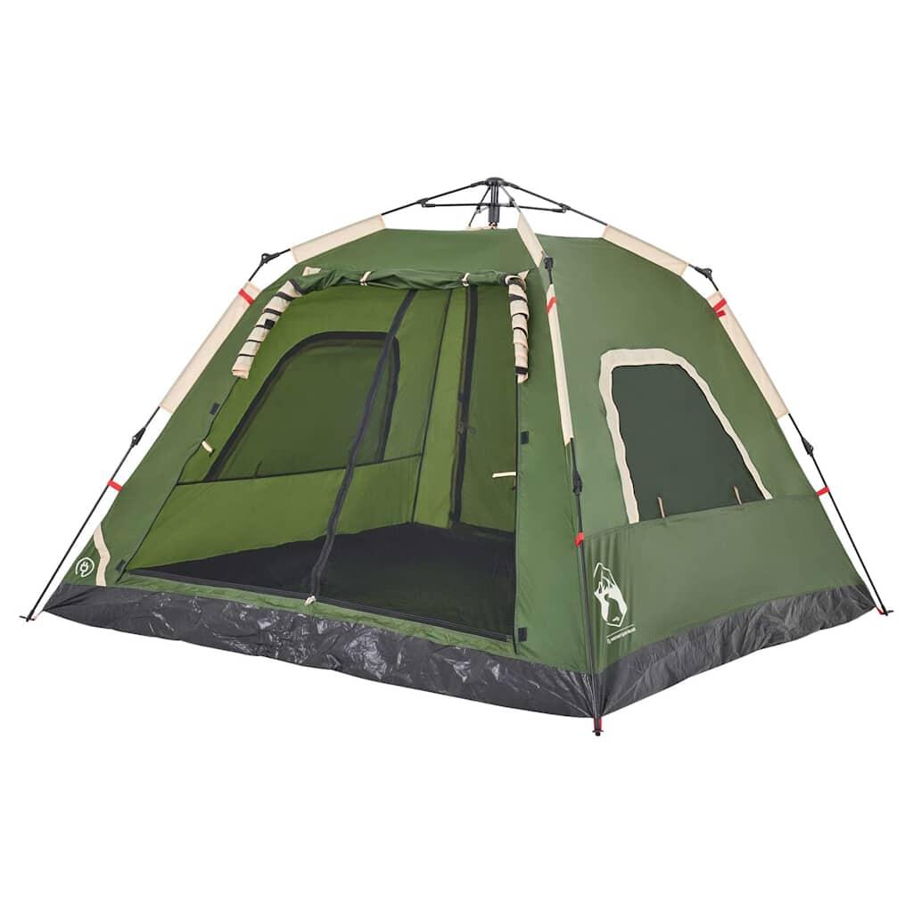 Vidaxl Carpa Domo para 5 Personas con Liberación Rápida en Verde 4/7