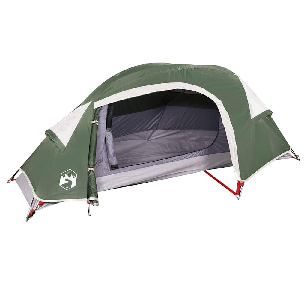 Vidaxl Tienda de Camping 1 Persona - Impermeable Verde 4/7