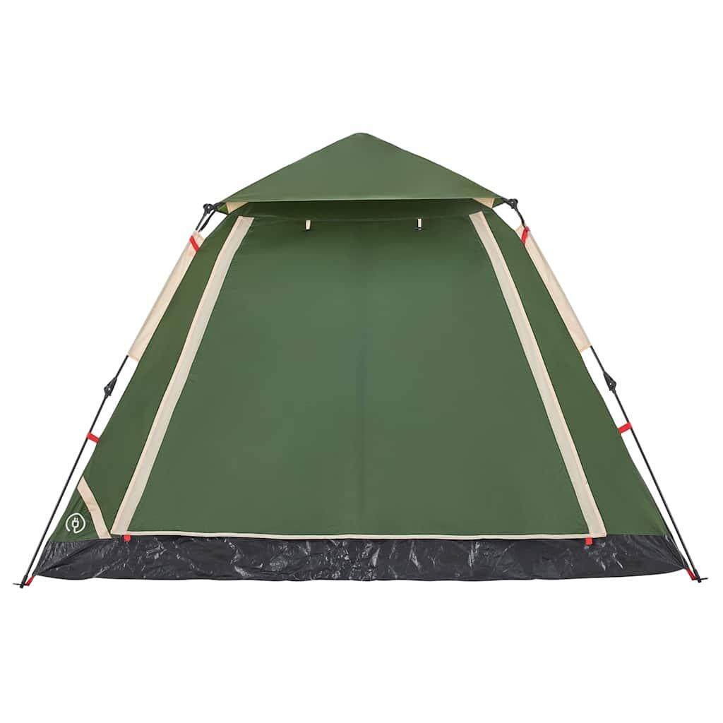 Vidaxl Carpa Domo para 5 Personas con Liberación Rápida en Verde 6/7