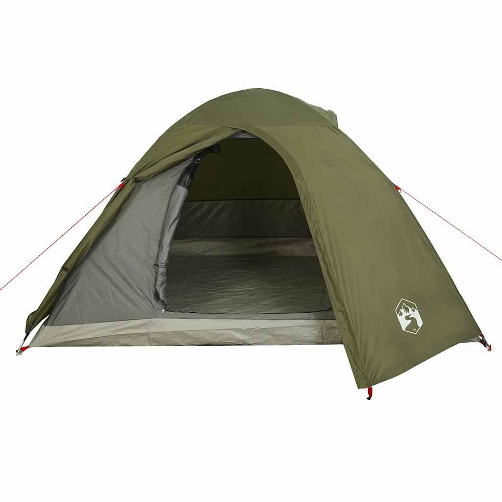 Tenda a cupola 3 posti impermeabile VidaXL - Verde oliva 6/7