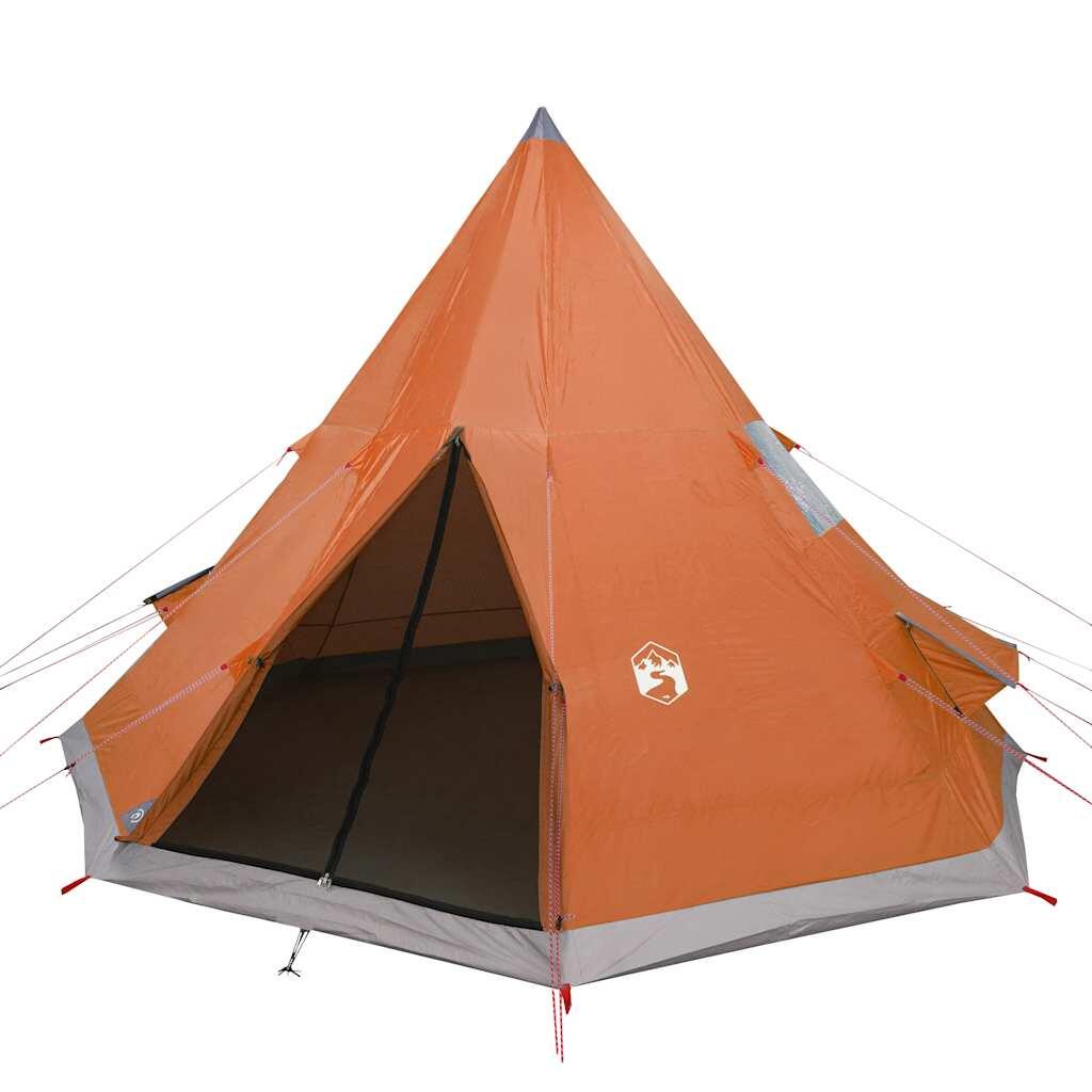 Vidaxl Tipi Impermeable 4 Personnes en Orange 4/7