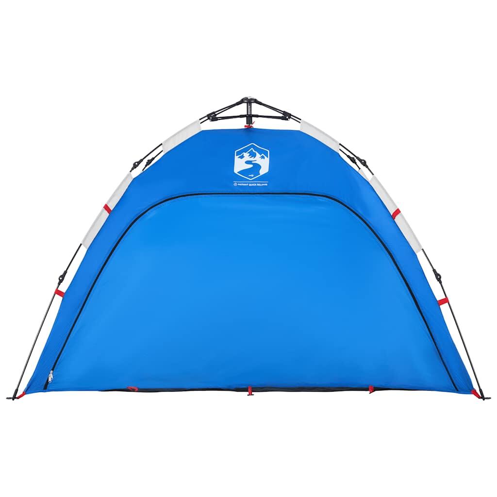 VidaXL strandtent voor 2 personen, waterdicht, snelontgrendeling, azuur 6/7