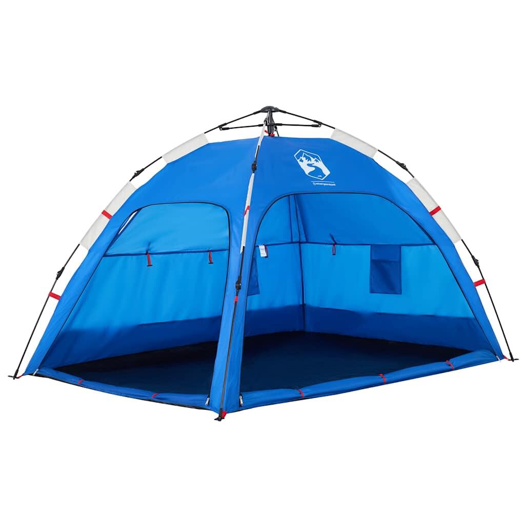 VidaXL strandtent voor 2 personen, waterdicht, snelontgrendeling, azuur 5/7