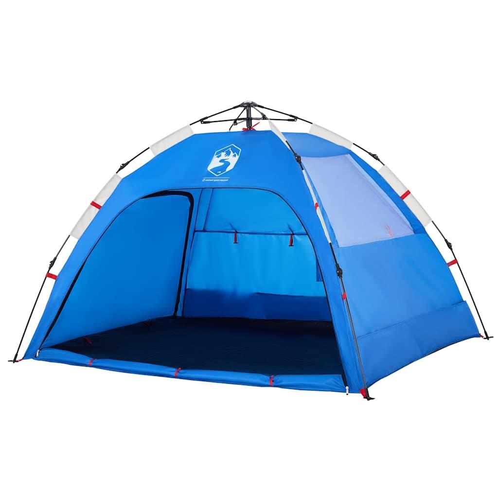 VidaXL strandtent voor 2 personen, waterdicht, snelontgrendeling, azuur 4/7