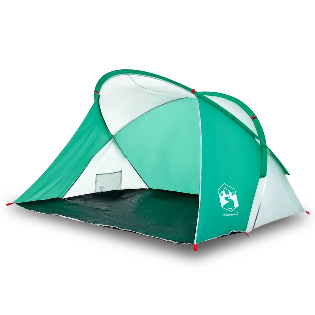 VidaXL 2-Personen Pop-Up Strandzelt - Wasserdicht Meergrün 4/7