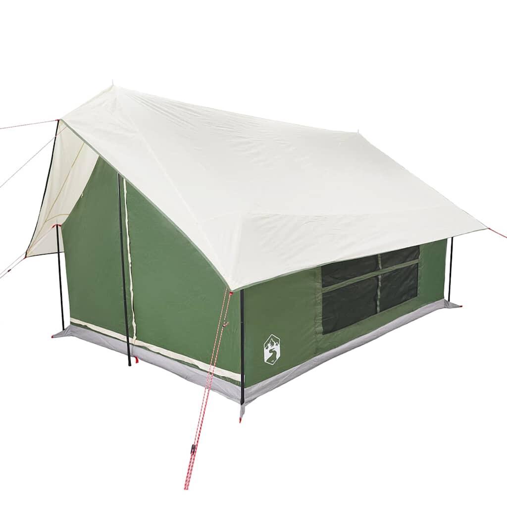 VidaXL 5-Personen wasserdichtes Campingzelt grün 5/7