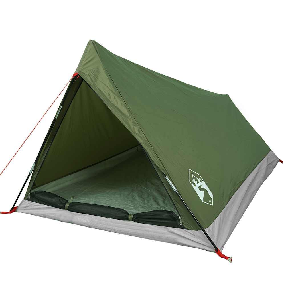 Tenda VidaXL 2 posti impermeabile verde oliva 4/7