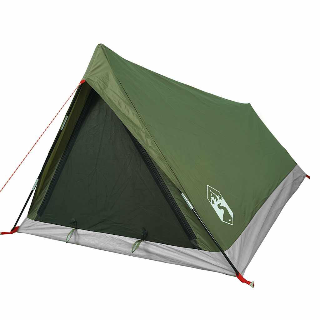Tenda VidaXL 2 posti impermeabile verde oliva 5/7