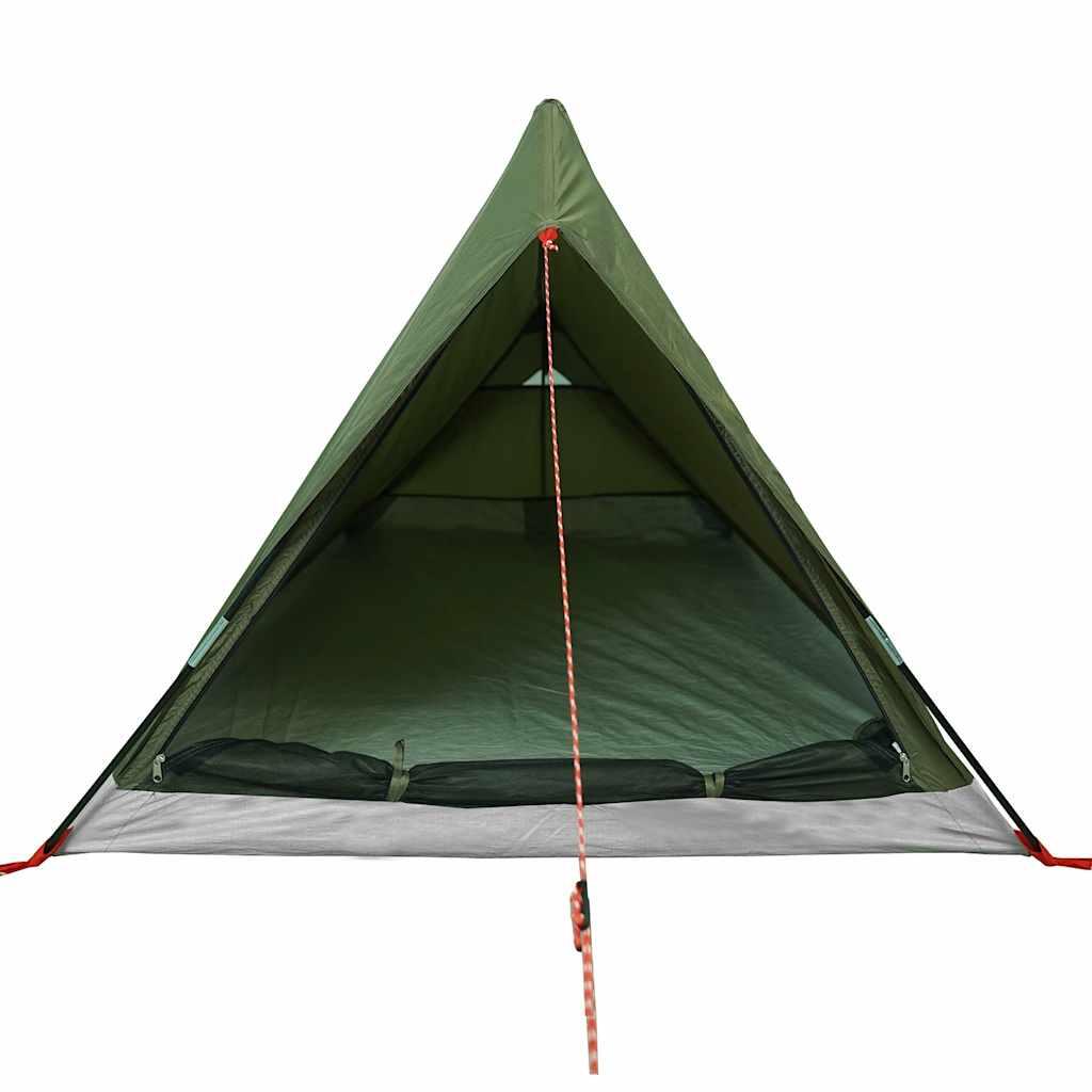 Tenda VidaXL 2 posti impermeabile verde oliva 6/7