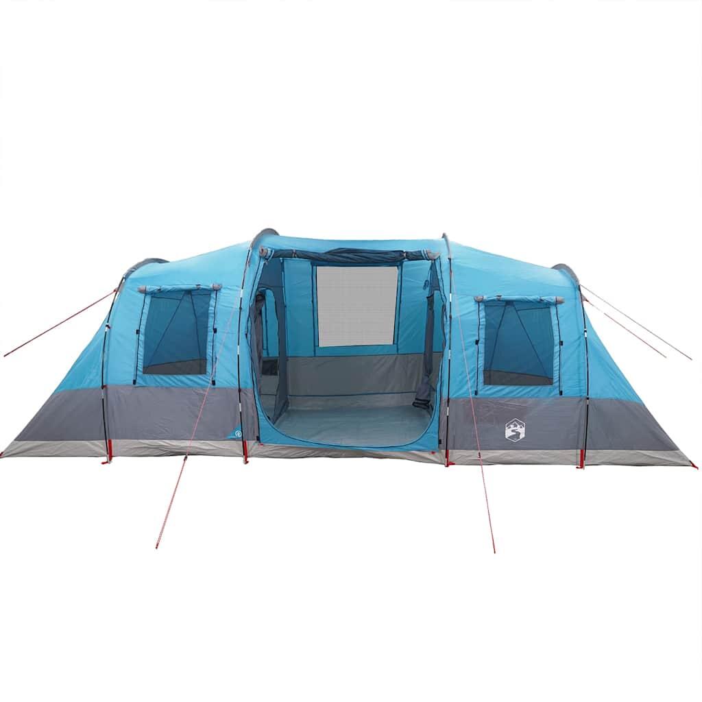 Tienda de túnel Vidaxl para 4 personas impermeable en azul 6/7