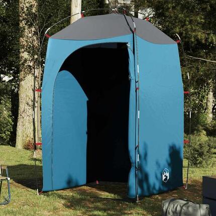 VidaXL Tente de Douche Étanche Bleue pour Camping