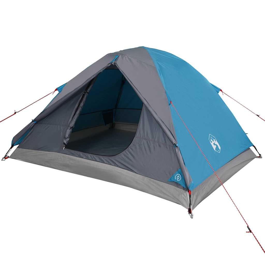 Vidaxl Tente Dome 3 Personnes Imperméable en Bleu 4/7