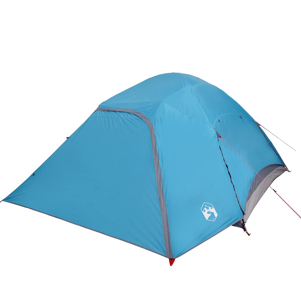 Tenda a cupola VidaXL per 6 persone, impermeabile, blu 4/7