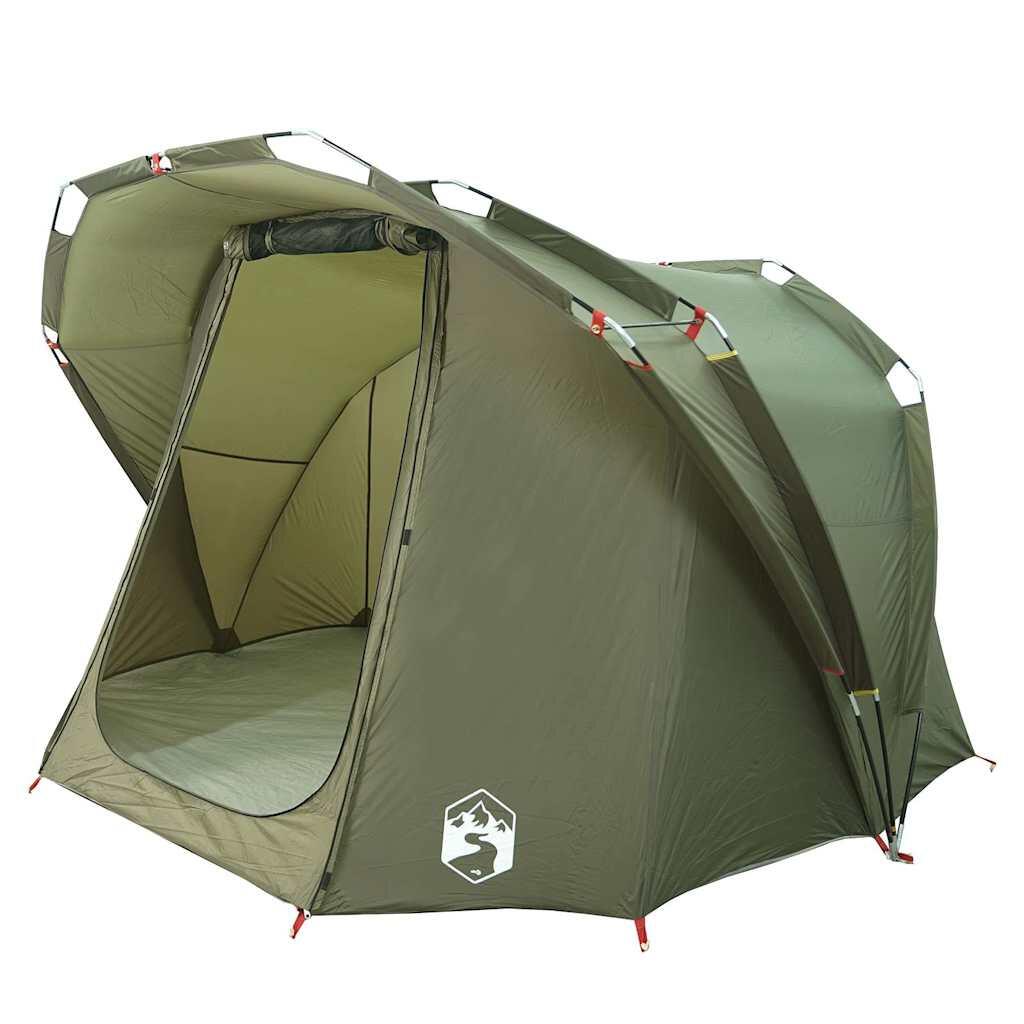 Tenda da pesca impermeabile VidaXL per 4 persone, oliva 4/7