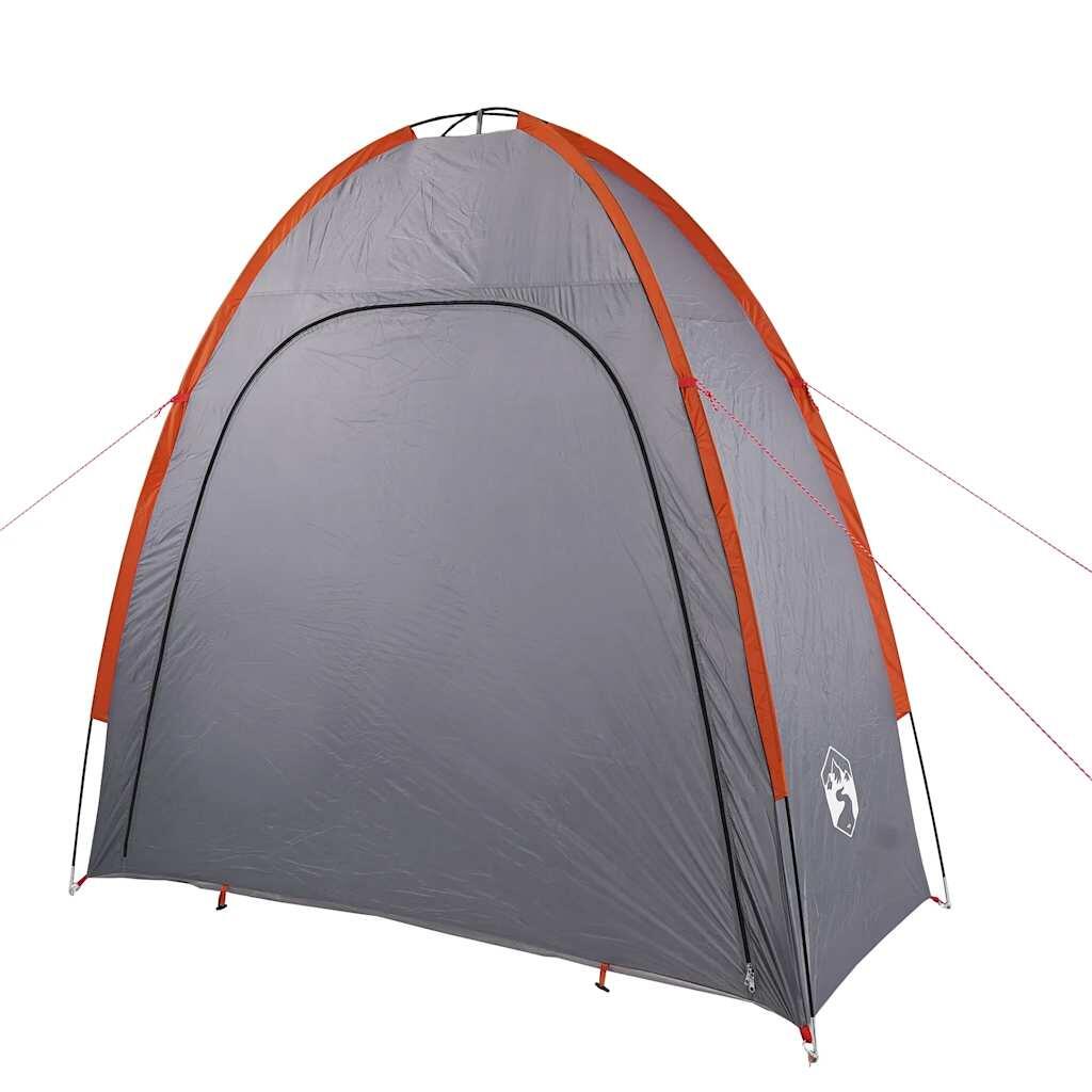 Wasserdichtes Lagerzelt in Grau und Orange für Camping 2/7