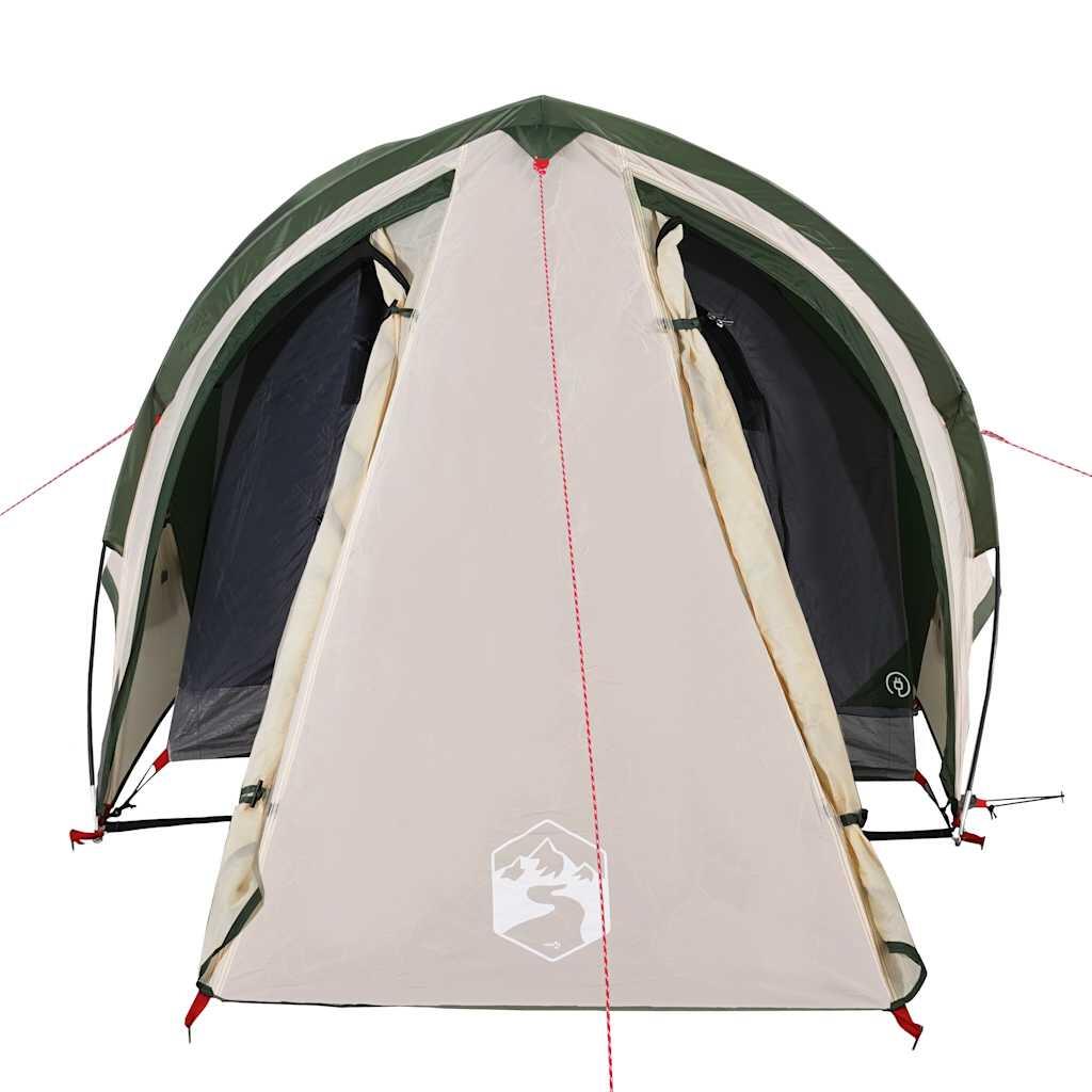 Vidaxl Tienda de campaña de 2 personas impermeable en verde 5/7