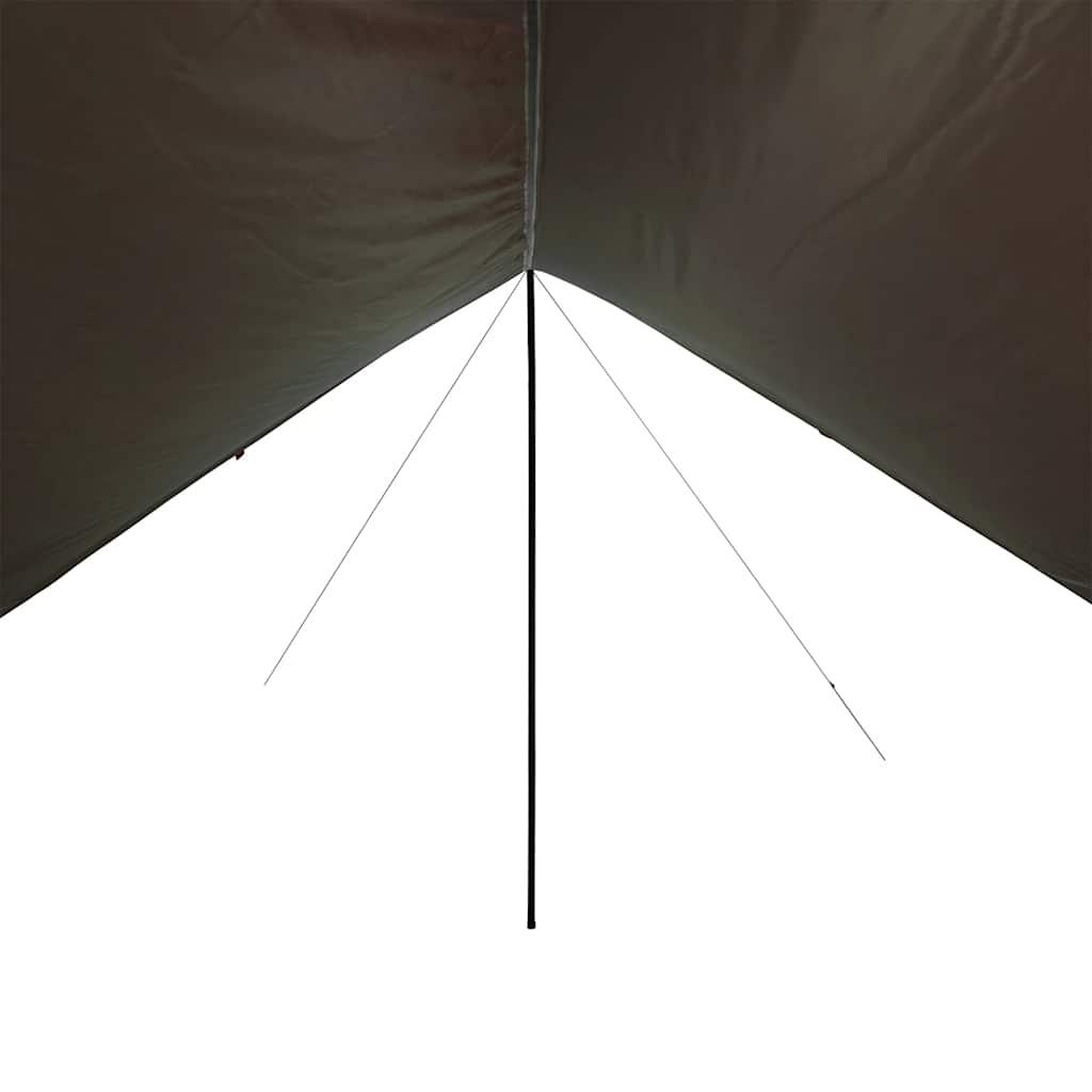 Telo da campeggio VidaXL impermeabile 438x376x212 cm marrone 6/7