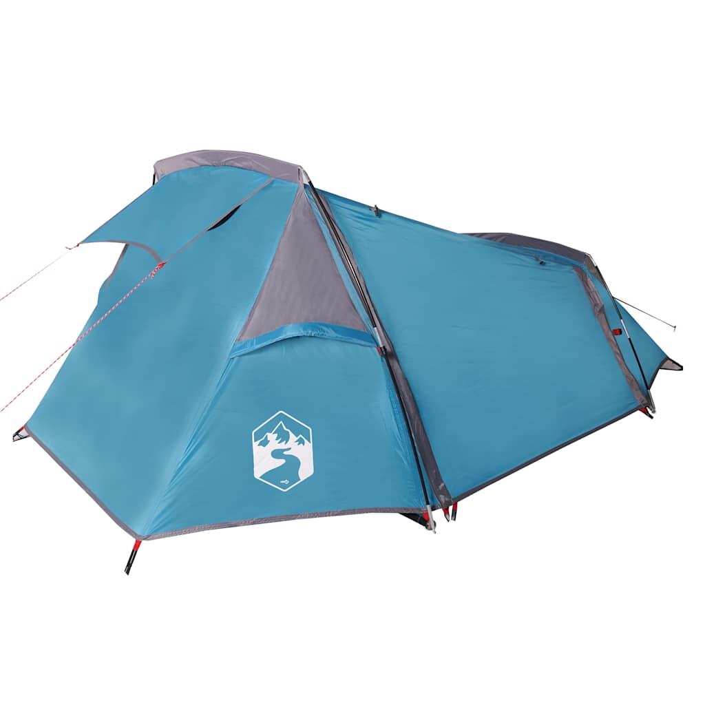 Vidaxl 2-Persoons Waterdichte Tunneltent in Blauw 6/7