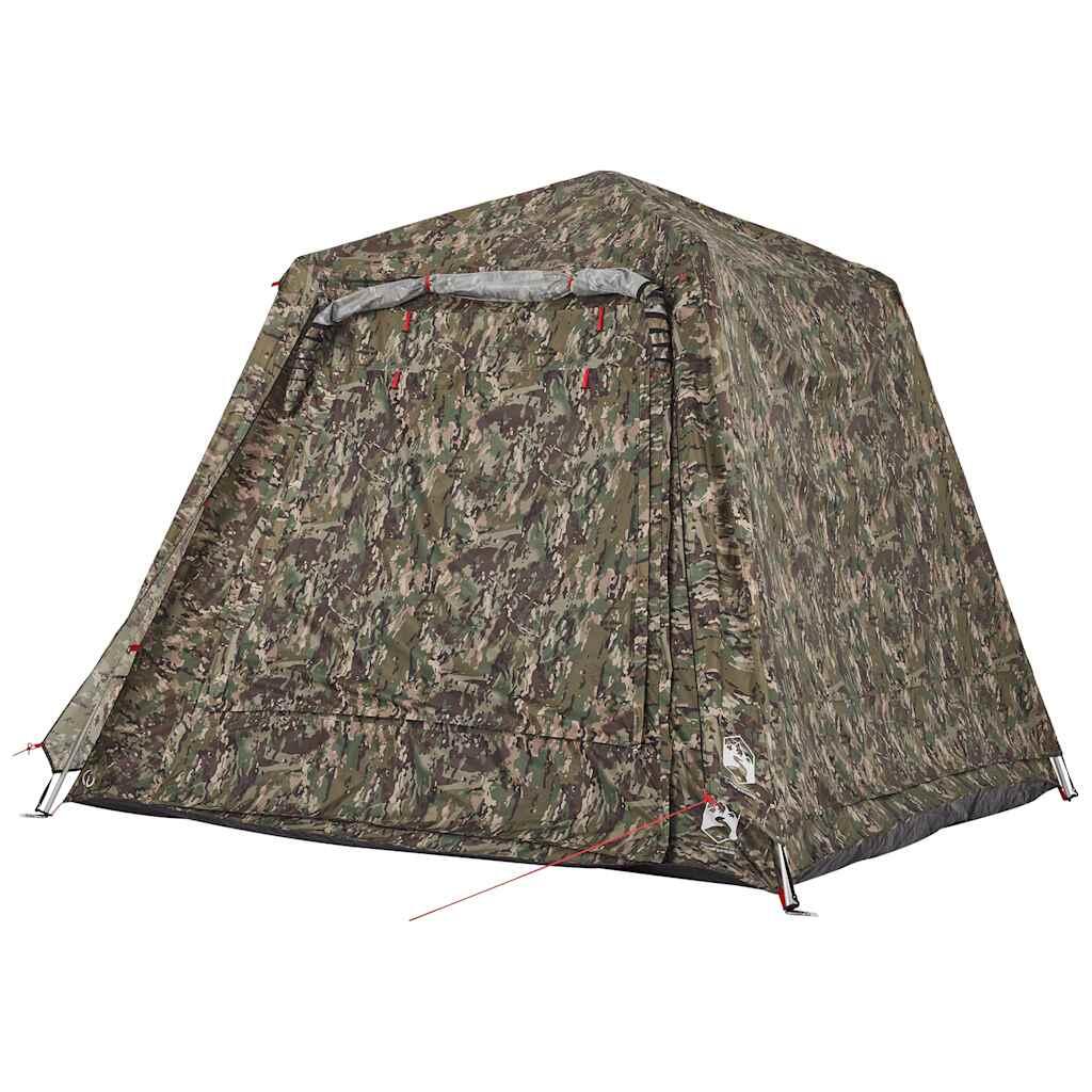 VidaXL 4-Personen Camouflage Zelt mit Schnellveröffentlichung 4/7