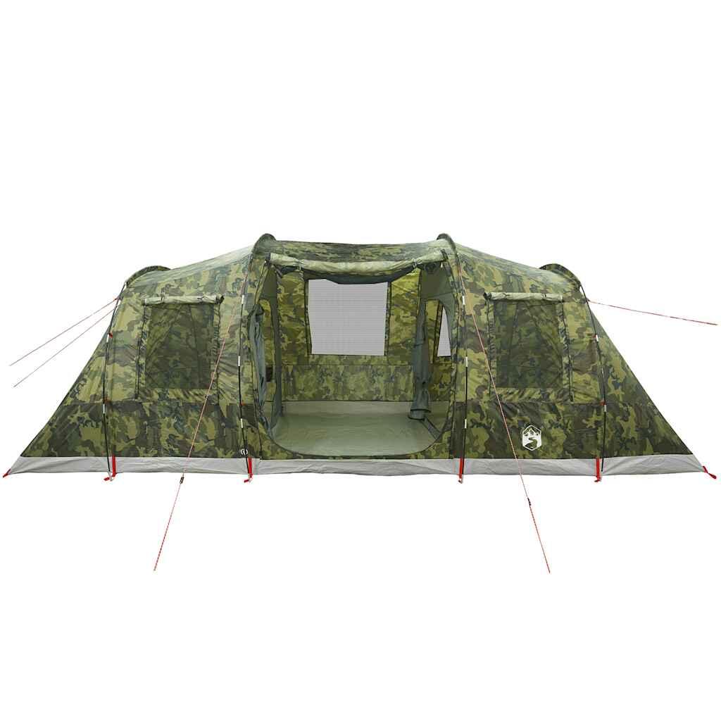 Tenda a tunnel VidaXL 4 persone camuffamento 6/7