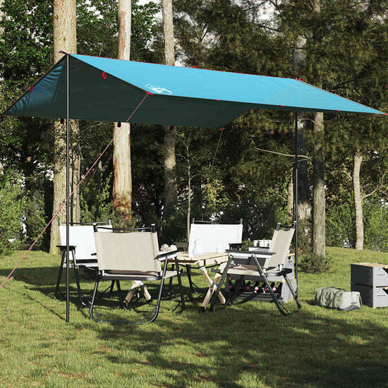 Vidaxl Canopée de Camping 360x294 cm Bleu – Étanche et Portable