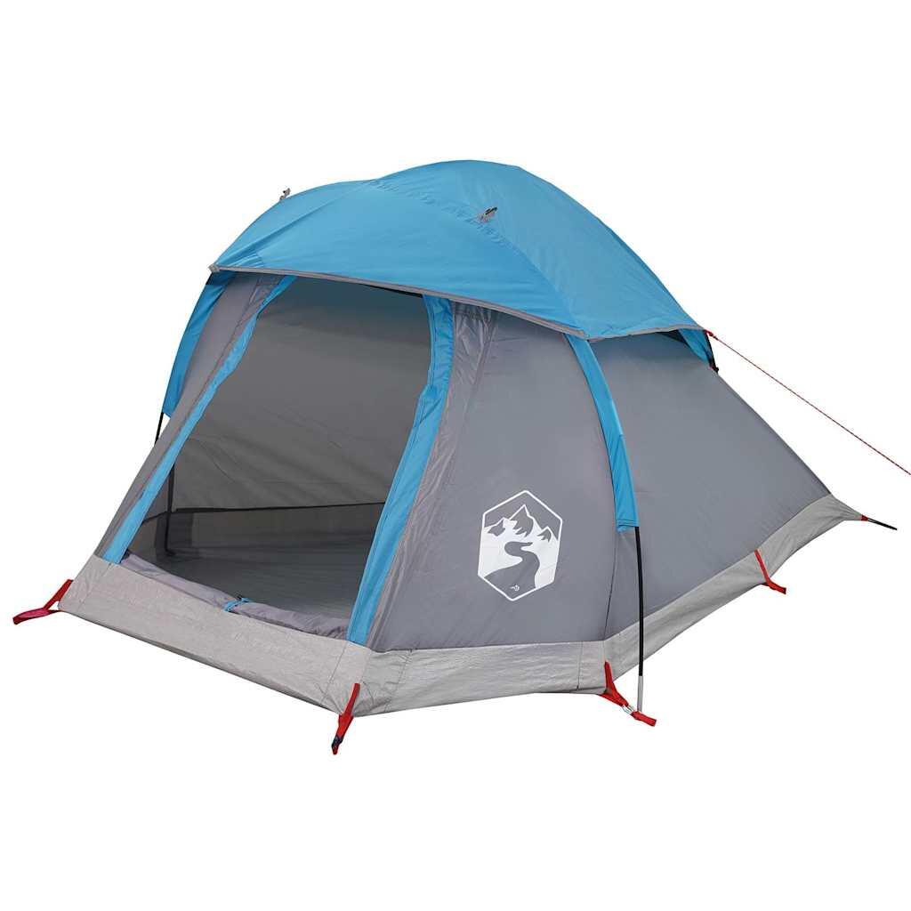 Vidaxl Tienda Domo 1 Persona Impermeable Azul 4/7