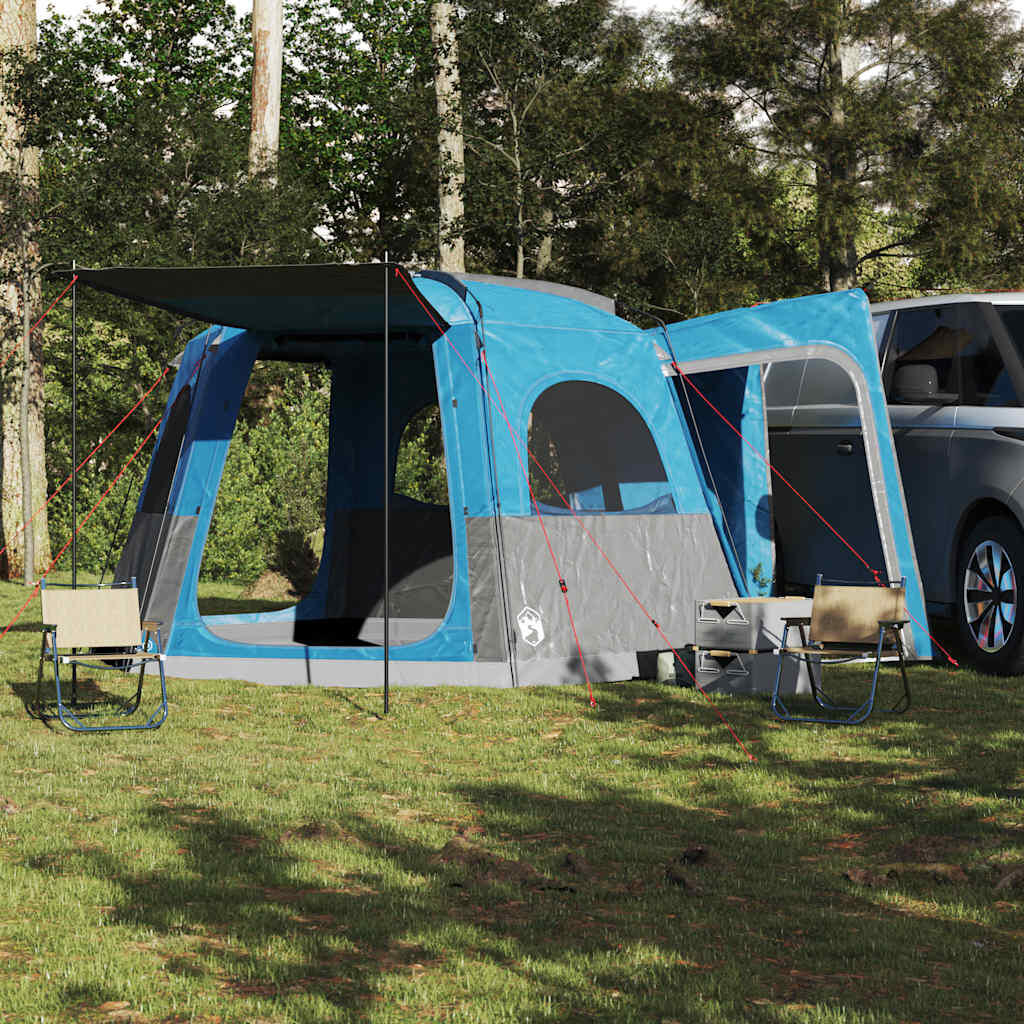 VidaXL Autozelt 4 Personen wasserdicht blau 4/7
