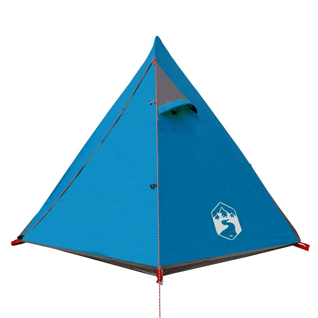 vidaxl Kuppelzelt für 2 Personen, wasserdicht, blau 6/7