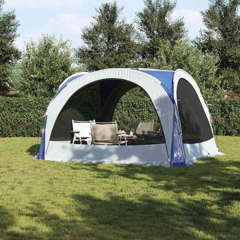 Cort de petrecere VidaXL impermeabil albastru 360x360x215 cm