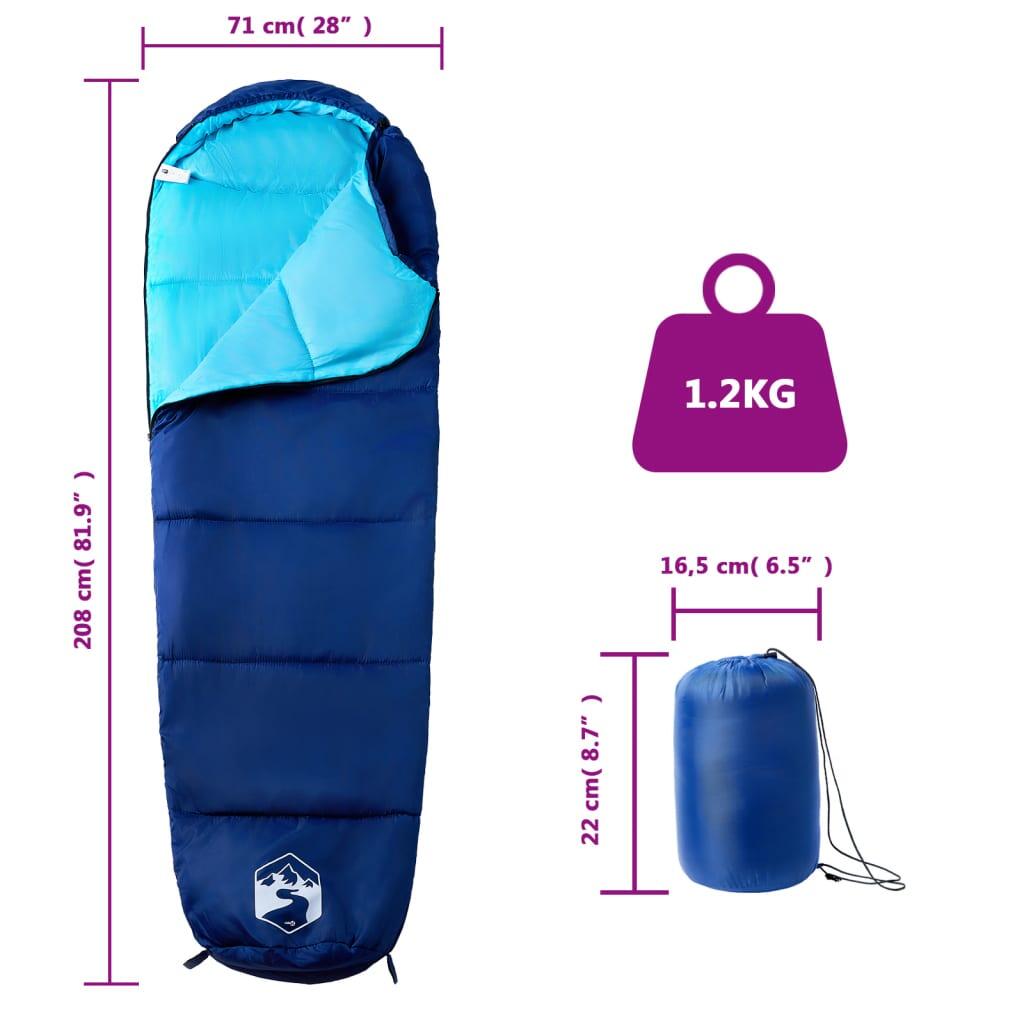 Saco de dormir tipo momia de camping para adultos 3 estaciones 5/6