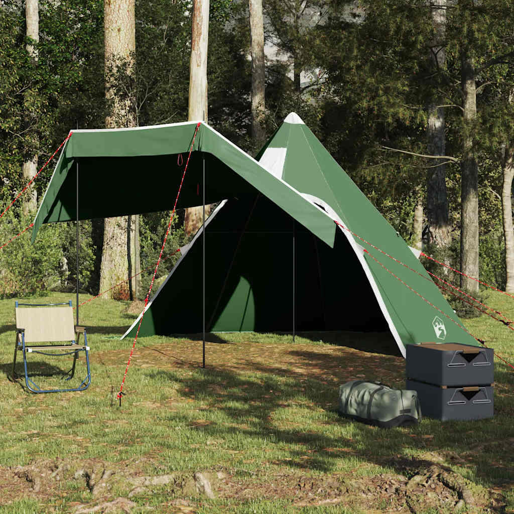 Vidaxl Tipitent Étanche pour 5 Personnes en Vert 4/7
