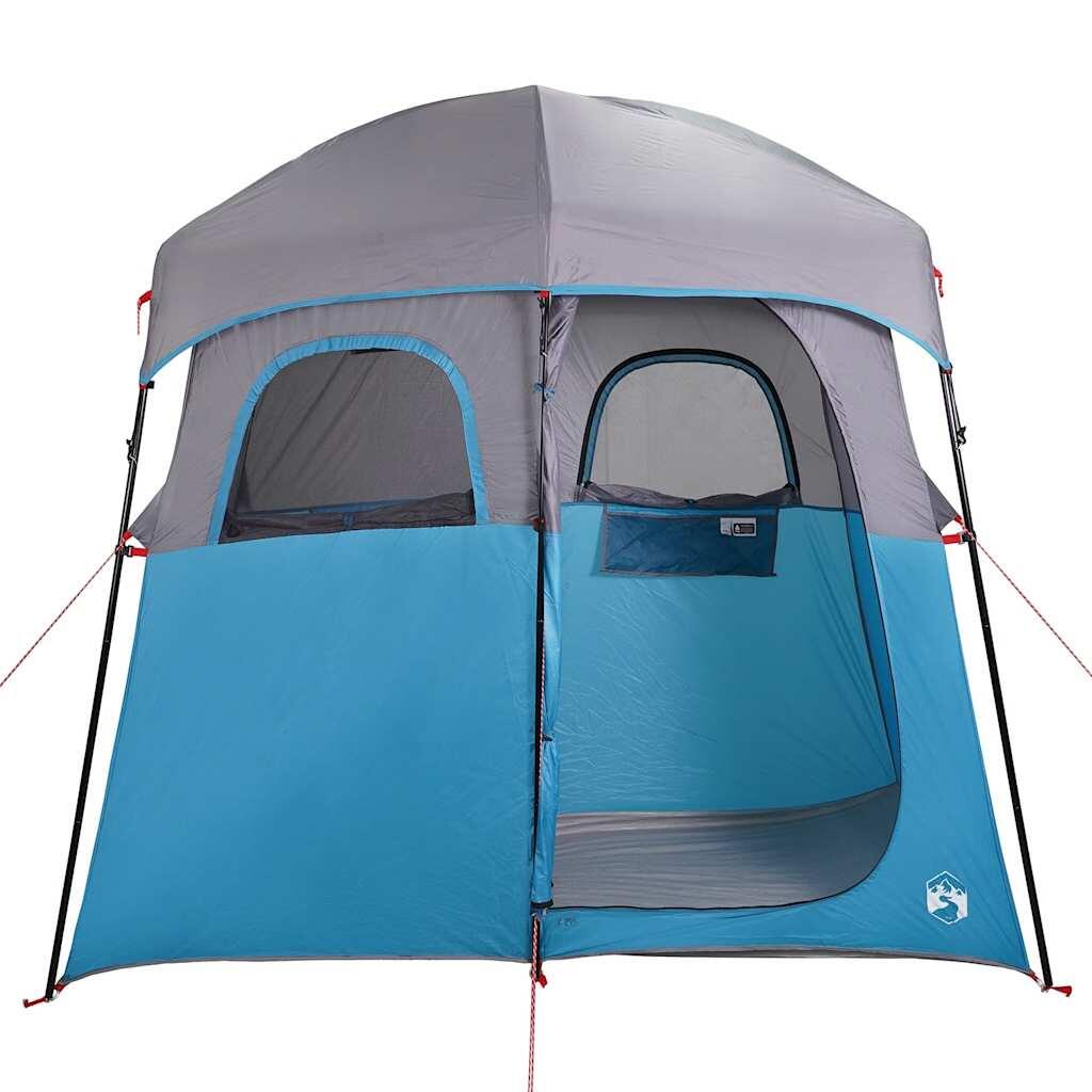 Tenda doccia VidaXL impermeabile per 2 persone blu 6/7