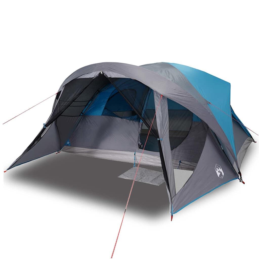 Tienda Familiar Vidaxl Impermeable de 6 Personas Azul 4/7