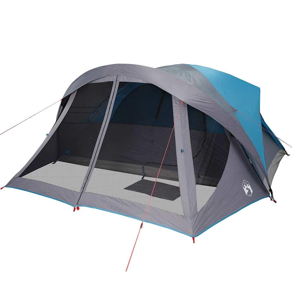 Tienda Familiar Vidaxl Impermeable de 6 Personas Azul 5/7