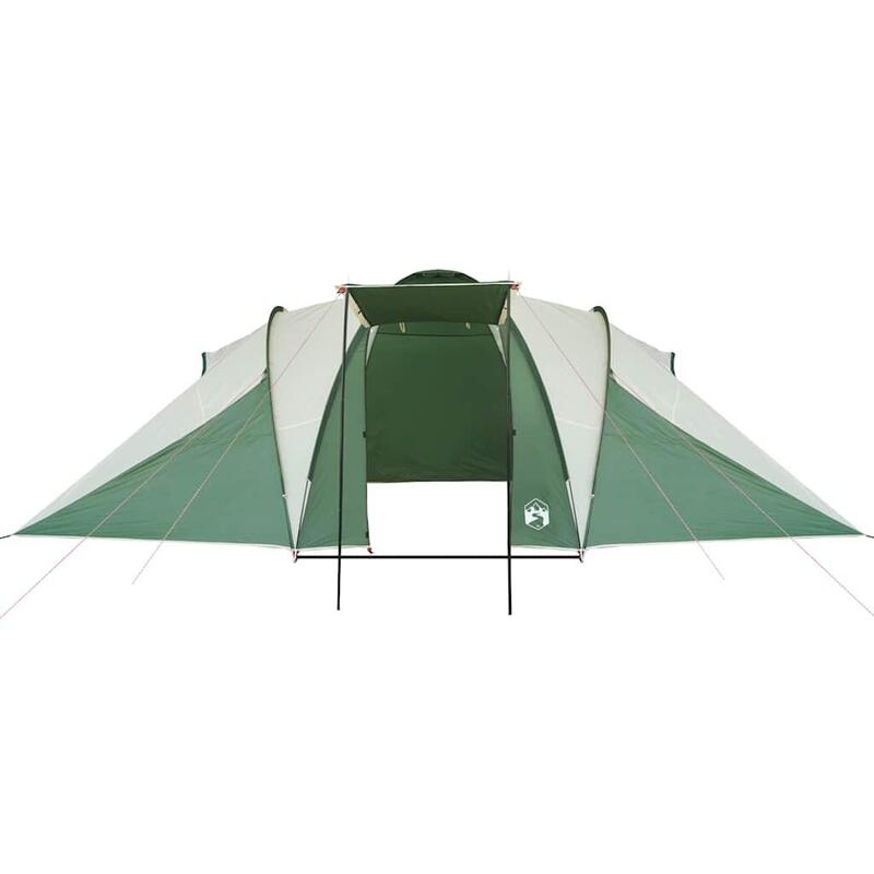 VidaXL Cort tip cupolă pentru 6 persoane impermeabil verde